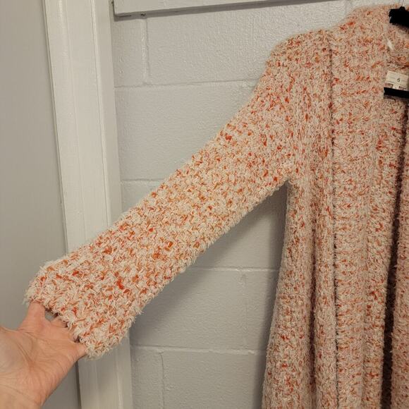 Lou & Grey Pumpkin Spice Cardigan Sweater Cozycore Open Front Size S R365 - Picture 5 of 12